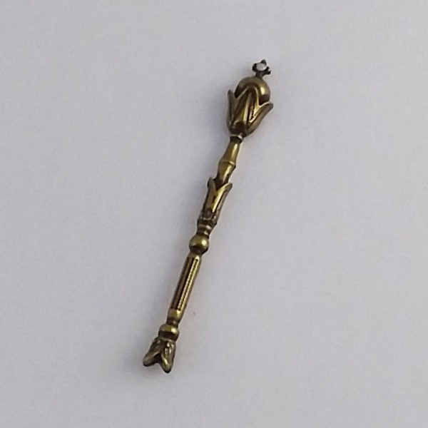 Cetro Pequeno (6,5cm) - ouro velho