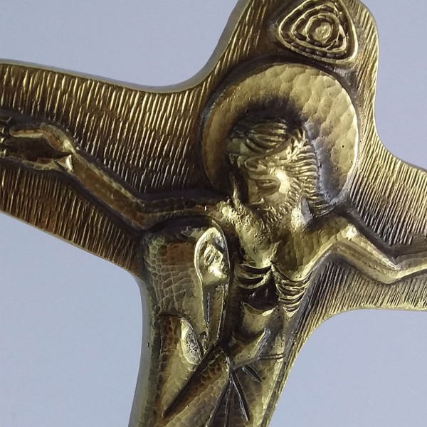 Cruz da Unidade de mesa (Bronze-12cm)