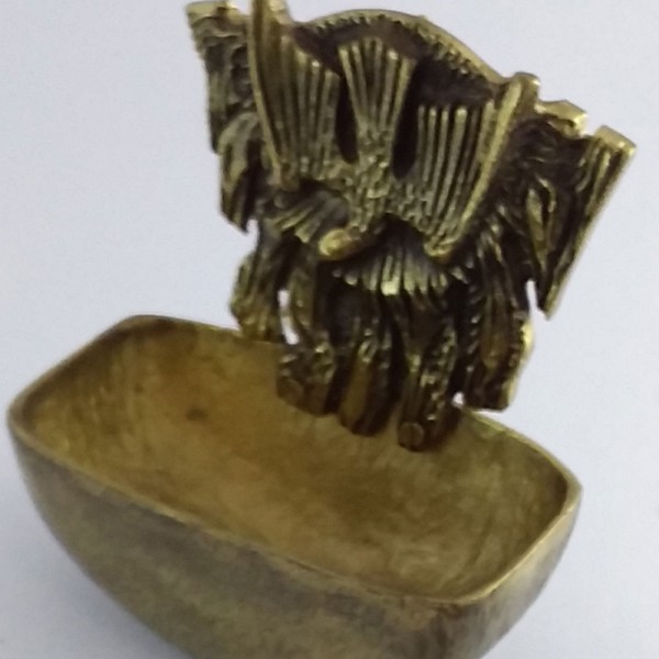 Pia de água benta Espírito Santo (Bronze-12cm)