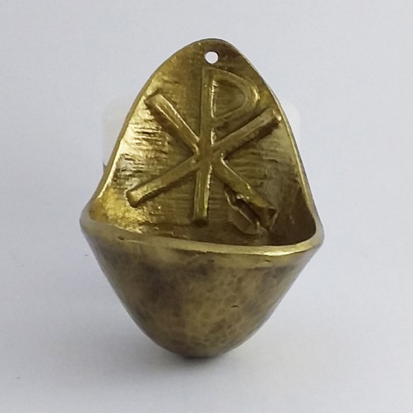 Pia de água benta PAX (Bronze-8cm)