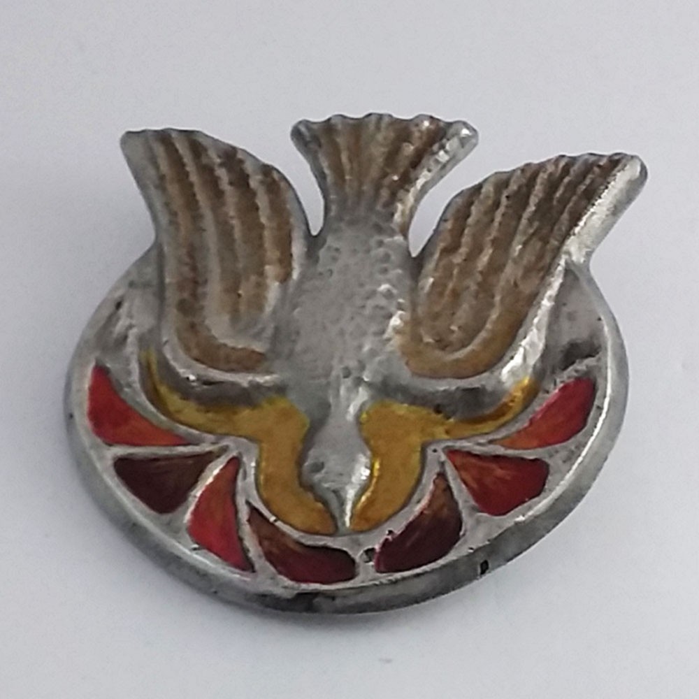 Medalhão do Espírito Santo (Alumínio-10,5cm)